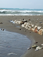 stenen op strand